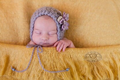 Vintage Star Baby Bonnet