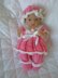 Berenguer Dolls clothes knitting pattern, Dress, Hat and Shoes