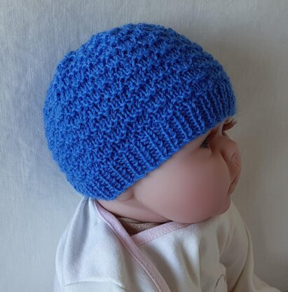 Andy - Baby’s 4ply textured Beanie