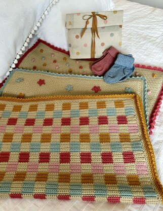 Trio of Baby Blankets