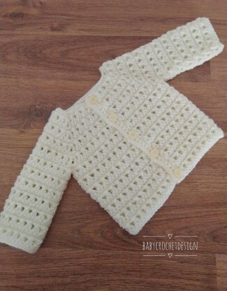 Criss Cross Baby Cardigan