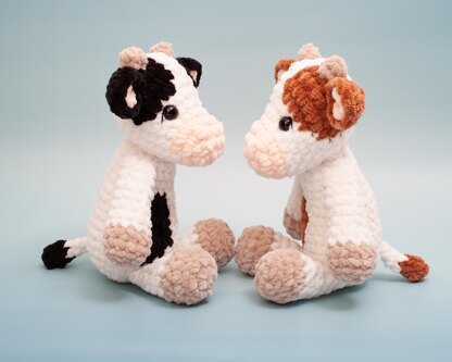 Cow Crochet Pattern – Amigurumi Plush Toy