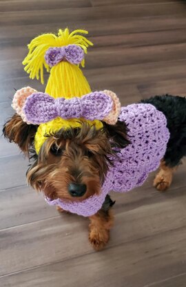 Troll Dog Dress and Hat