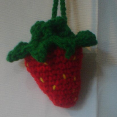 Strawberry Necklace Purse