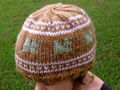 Falling Leaves Knit Hat