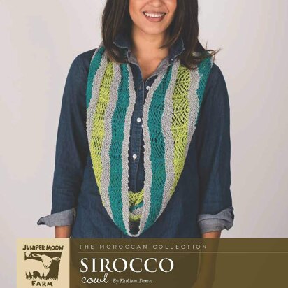 Sirocco Cowl in Juniper Moon Farm Aine - K-J64-01 - Downloadable PDF