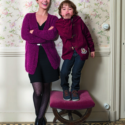 Grace Cardi and Hat in Lion Brand Jiffy - 80721AD