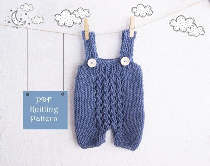 Deea baby knit romper with legs