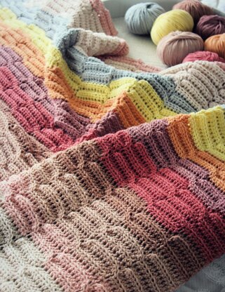 Yarn Strata Afghan