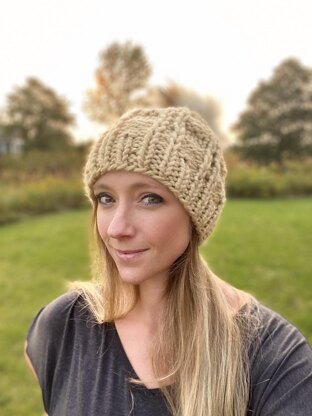 Prairie Beanie Knitting pattern by Lizzy Knits