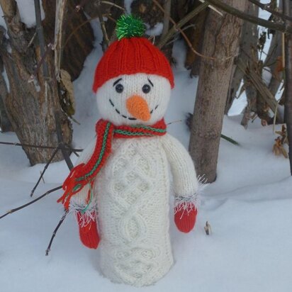 Knit snowman