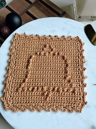 The Holiday Bell Dishcloth
