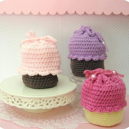 Cupcake Purse Crochet Pattern
