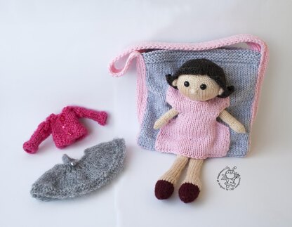 Doll Lalya and a handbag for dolls
