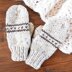 Chunky Fair Isle Mittens