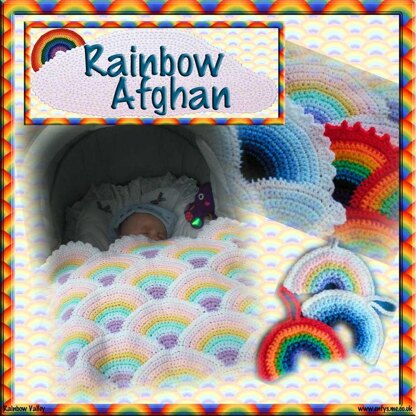 Rainbow Baby Afghan