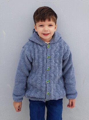 Baby boy hot sale hooded cardigan