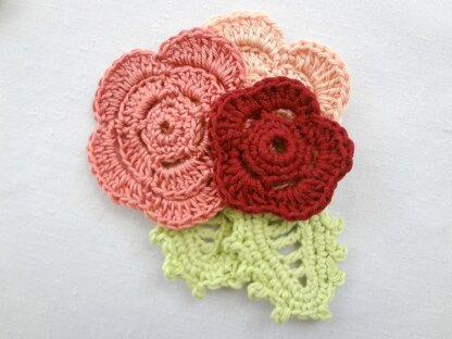 Crochet Autumn Brooch