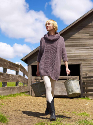 Essential Sweater Dress in Imperial Yarn Columbia - PC03 - Downloadable PDF
