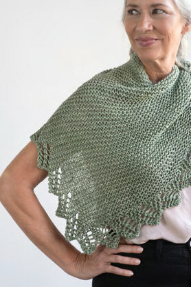 Maira Shawl in Berroco Estiva - 406-6 - Downloadable PDF