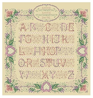 A To Z Wedding Sampler - PDF