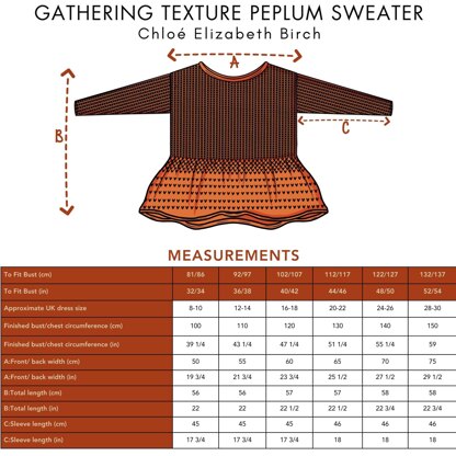 Gathering Texture Peplum Sweater