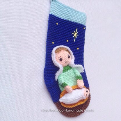 Nativity Christmas Stocking