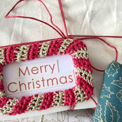Christmas reusable gift tag / wreath