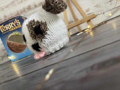 Puppy Dog Chocolate Orange Cover Knitting Pattern