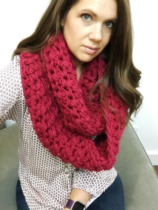 Bulky & Quick Cross Stitch Infinity.