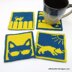 Cats in Summer Coasters