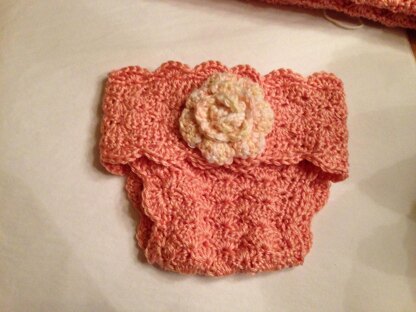 Shelly Diaper Cover & Hat PDF12-106