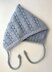 Pattern: Knitted baby pixie bonnet lace toddler hat for baby