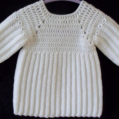 Baby Ribbed Jumper Dress & Pinafore