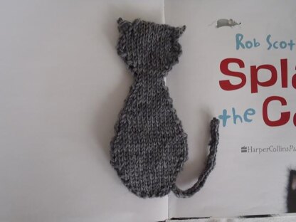 Cat Silhouette Bookmark