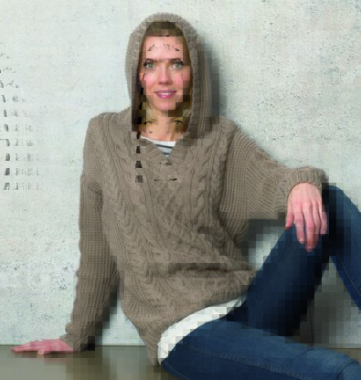 Cabled Tunic and Sweater in Rico Essentials Acrylic Antipilling DK - 605 - Downloadable PDF