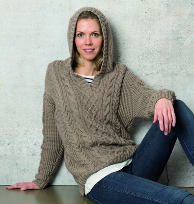 Cabled Tunic and Sweater in Rico Essentials Acrylic Antipilling DK - 605 - Downloadable PDF