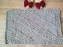 One skein bath mat Diagonally