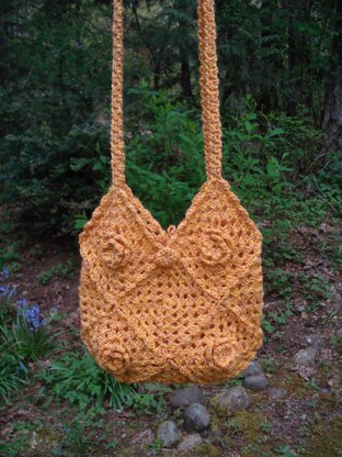 Granny Square Flowers Bag - PA-227