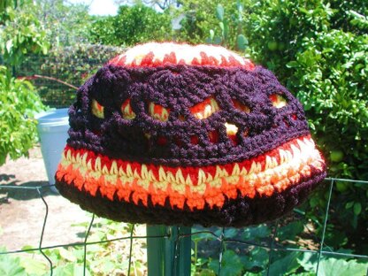 Flaming Skull Hat