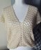 Pyramid Stitch Crochet Mesh Top