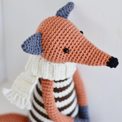 Two Foxes Crochet Pattern Amigurumi