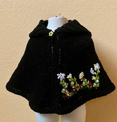 Girl poncho 12 to 24 months