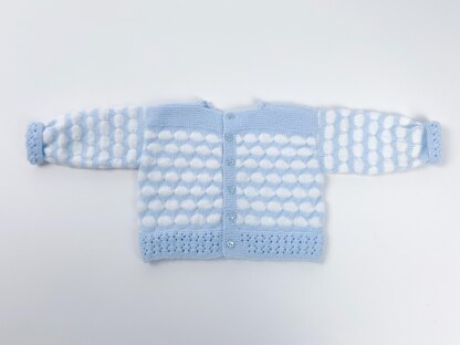 Baby Clouds Sweater and Booties