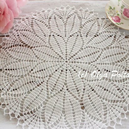 Spring Leaves Doily