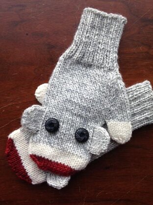 Silly Sock Monkey Mitts