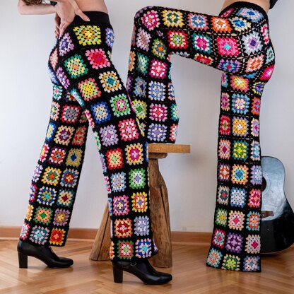 Granny Square Trousers