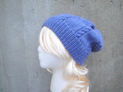 Lavender Cable Hat