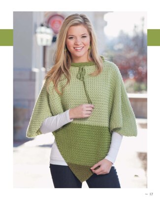 Leisure Arts Crochet Ponchos eBook