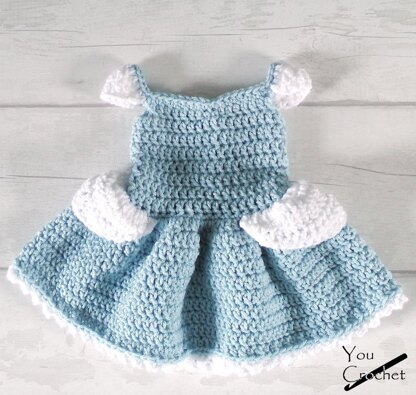 Princess Cinderella Baby Dress Set